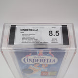 DISNEY'S CINDERELLA - BECKETT GRADED 8.5 A-! NEW & Factory Sealed with Authentic H-Overlap Seam! (VHS)