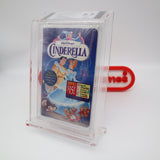 DISNEY'S CINDERELLA - BECKETT GRADED 8.5 A-! NEW & Factory Sealed with Authentic H-Overlap Seam! (VHS)