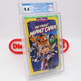 THE GREAT MUPPET CAPER - CGC GRADED 9.4 A+! NEW & Factory Sealed! (VHS)
