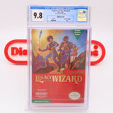 #373 - LEGACY OF THE WIZARD - CGC GRADED 9.8 A+ (NES Nintendo) - THE DISCOUNTGAMES COLLECTION