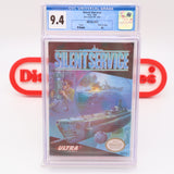 #596 - SILENT SERVICE  - CGC GRADED 9.4 A+ (NES Nintendo) - THE DISCOUNTGAMES COLLECTION