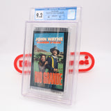 JOHN WAYNE in RIO GRANDE - CGC GRADED 9.2 A+! NEW & Factory Sealed with Authentic V-Overlap Seam! (VHS)