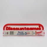 POLICE ACADEMY 3 III - VGA GRADED 85 BOX & 85 SEAL! NEW & Factory Sealed with Authentic H-Overlap Seam! (VHS)