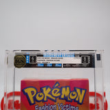 POKEMON: FASHION VICTIMS - IGS GRADED 6.0 BOX & 8.0 SEAL! NEW & Factory Sealed with Authentic H-Overlap Seam! (VHS)