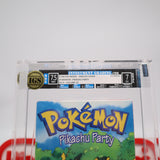 POKEMON: PIKACHU PARTY - IGS GRADED 7.5 BOX & 7.0 SEAL! NEW & Factory Sealed with Authentic H-Overlap Seam! (VHS)