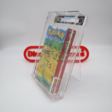 POKEMON: PIKACHU PARTY - IGS GRADED 7.5 BOX & 7.0 SEAL! NEW & Factory Sealed with Authentic H-Overlap Seam! (VHS)