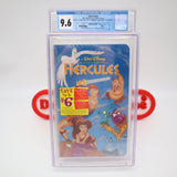 WALT DISNEY'S HERCULES - CGC GRADED 9.6 A+! NEW & Factory Sealed with Authentic H-Overlap Seam! (VHS)