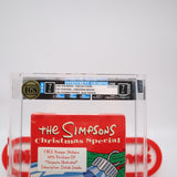 THE SIMPSONS: CHRISTMAS SPECIAL - IGS GRADED 7.0 BOX & 7.0 SEAL! NEW & Factory Sealed with Authentic V-Overlap Seam! (VHS)