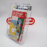 THE SIMPSONS: CHRISTMAS SPECIAL - IGS GRADED 7.0 BOX & 7.0 SEAL! NEW & Factory Sealed with Authentic V-Overlap Seam! (VHS)