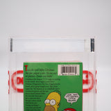 THE SIMPSONS: CHRISTMAS SPECIAL - IGS GRADED 7.0 BOX & 7.0 SEAL! NEW & Factory Sealed with Authentic V-Overlap Seam! (VHS)