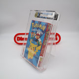 POKEMON: I CHOOSE YOU! PIKACHU! IGS GRADED 7.0 BOX & 7.0 SEAL! NEW & Factory Sealed with Authentic H-Overlap Seam! (VHS)