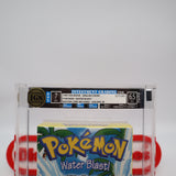 POKEMON: WATER BLAST! IGS GRADED 7.0 BOX & 6.5 SEAL! NEW & Factory Sealed with Authentic H-Overlap Seam! (VHS)