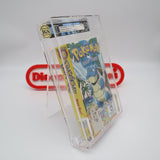 POKEMON: WATER BLAST! IGS GRADED 7.0 BOX & 6.5 SEAL! NEW & Factory Sealed with Authentic H-Overlap Seam! (VHS)