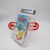 POKEMON: PIKACHU'S WINTER VACATION - IGS GRADED 7.5 BOX & 9.0 SEAL! NEW & Factory Sealed with Authentic V-Overlap Seam! (VHS)