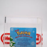 POKEMON: PIKACHU'S WINTER VACATION - IGS GRADED 7.5 BOX & 9.0 SEAL! NEW & Factory Sealed with Authentic V-Overlap Seam! (VHS)