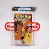 POKEMON: THUNDER SHOCK! IGS GRADED 7.5 BOX & 7.5 SEAL! NEW & Factory Sealed with Authentic H-Overlap Seam! (VHS)