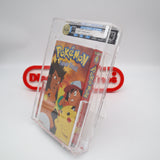 POKEMON: THUNDER SHOCK! IGS GRADED 7.5 BOX & 7.5 SEAL! NEW & Factory Sealed with Authentic H-Overlap Seam! (VHS)