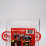 WWF MAXIMUM IMPACT 1997 BRETT HART - VGA GRADED 85 NM+ ARCHIVAL! NEW & Factory Sealed with Authentic V-Overlap Seam! (VHS)