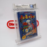BURGERTIME / BURGER TIME - WATA GRADED 6.5 CIB with ROUND SOQ! (NES Nintendo)