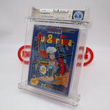 BURGERTIME / BURGER TIME - WATA GRADED 6.5 CIB with ROUND SOQ! (NES Nintendo)