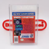 #752b - WHEEL OF FORTUNE: JUNIOR EDITION - VGA GRADED 85+ NM+ (NES Nintendo) - THE DISCOUNTGAMES COLLECTION