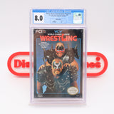 #747 - WCW WORLD CHAMPIONSHIP WRESTLING - CGC GRADED 8.0 A (NES Nintendo) - THE DISCOUNTGAMES COLLECTION