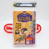 DISNEY'S THE HUNCHBACK OF NOTRE DAME - IGS GRADED 8.5 BOX & 8 SEAL! NEW & Factory Sealed with Authentic H-Overlap Seam! (VHS)
