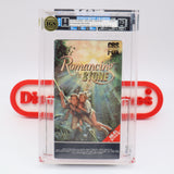 ROMANCING THE STONE - IGS GRADED 8 BOX & 7.5 SEAL! NEW & Factory Sealed with Authentic H-Overlap Seam! (VHS)