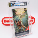 ROMANCING THE STONE - IGS GRADED 8 BOX & 7.5 SEAL! NEW & Factory Sealed with Authentic H-Overlap Seam! (VHS)