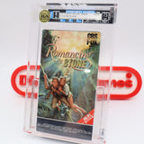 ROMANCING THE STONE - IGS GRADED 8 BOX & 7.5 SEAL! NEW & Factory Sealed with Authentic H-Overlap Seam! (VHS)