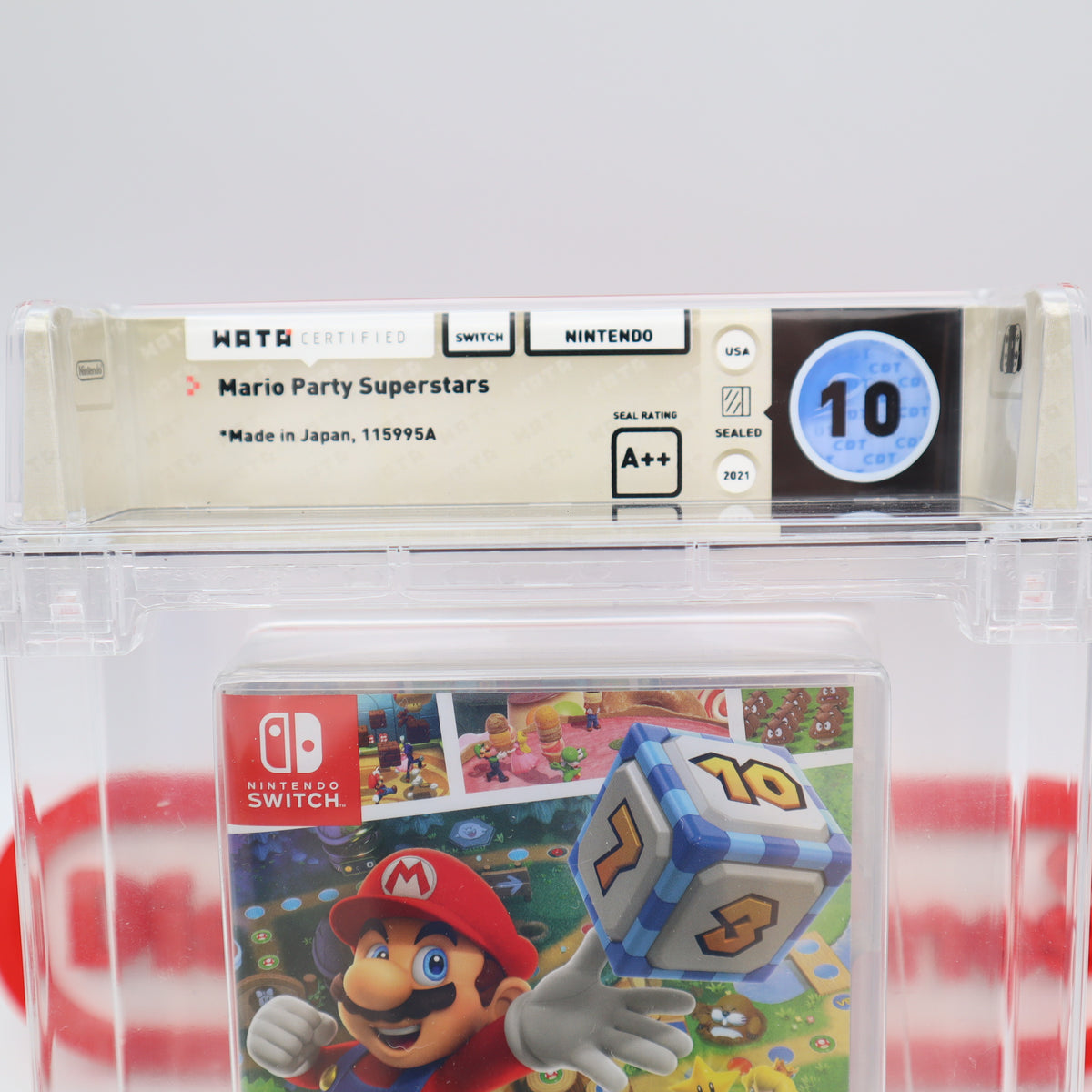 MARIO PARTY SUPERSTARS - 00000 FIRST PRINT - GRADED PERFECT WATA 10 A+ –  DiscountGamesOnline