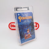 DISNEY MASTERPEICE PINOCCHIO - PROMO SCREENER / DEMO TAPE - IGS GRADED 8 BOX 7.5 SEAL! NEW & Factory Sealed! (VHS)