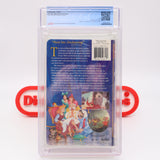 WALT DISNEY'S CINDERELLA - CGC GRADED 9.4 A+! NEW & Factory Sealed w/ Clamshell Case! (VHS)