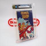 SHE-RA: PRINCESS OF POWER WITH HE-MAN - IGS GRADED 8.0 BOX & 8.0 SEAL! NEW & Factory Sealed with Authentic H-Overlap Seam! (VHS)