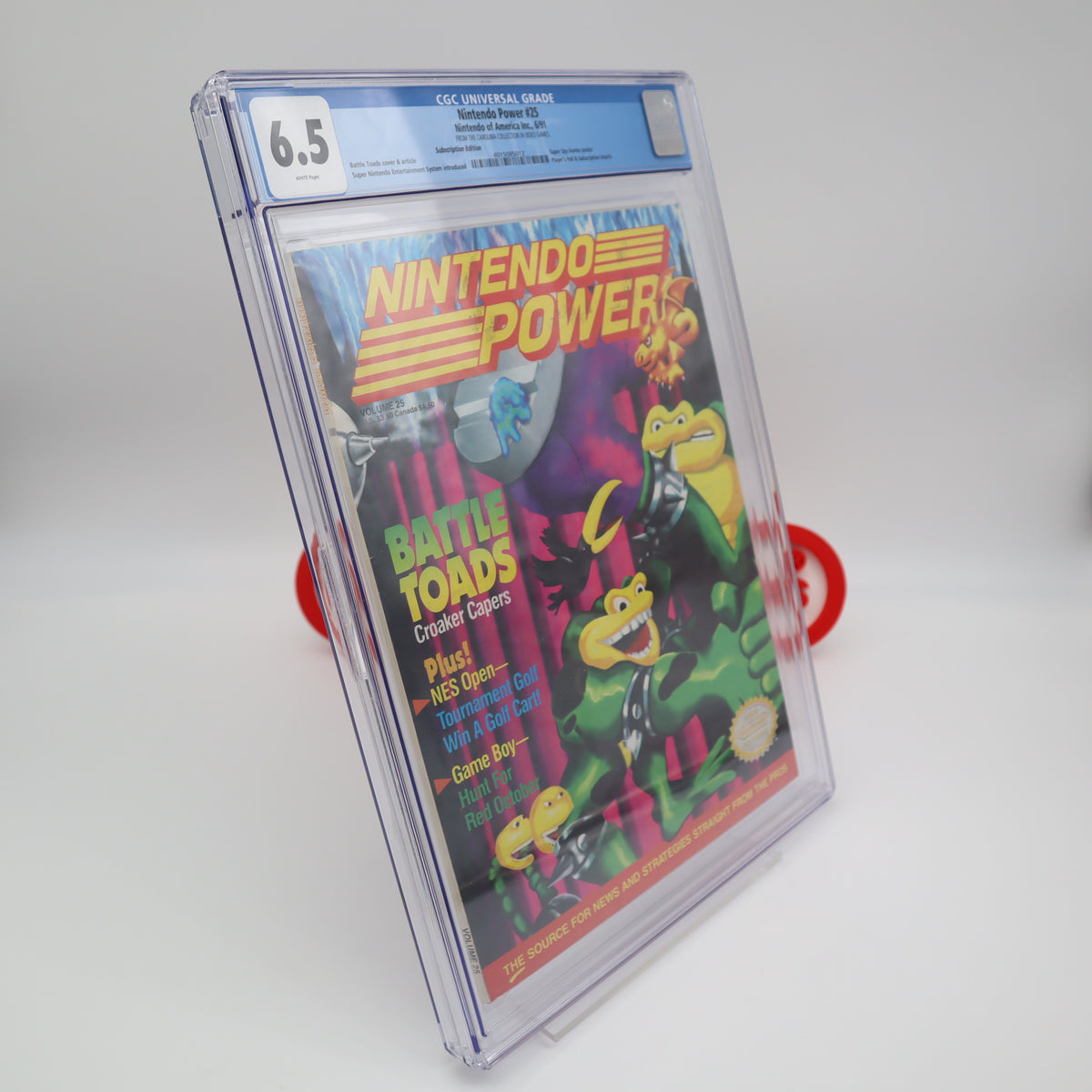 CGC 6.5 Nintendo Power Super Mario kart issue discount