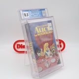 DISNEY'S ALICE IN WONDERLAND - CGC GRADED 8.5 A+! NEW & Factory Sealed with Authentic H-Overlap Seam! (VHS)