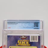 DISNEY'S ALICE IN WONDERLAND - CGC GRADED 8.5 A+! NEW & Factory Sealed with Authentic H-Overlap Seam! (VHS)