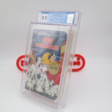 DISNEY'S 101 DALMATIONS - CGC GRADED 8.5 A+! NEW & Factory Sealed with Authentic H-Overlap Seam! (VHS)