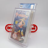 DISNEY'S PINOCCHIO - CGC GRADED 9.2 A+! NEW & Factory Sealed with Authentic H-Overlap Seam! (VHS)