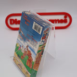 MARIO SUPER SHOW: TWO PLUMBERS AND A BABY - NEW & Factory Sealed with Authentic V-Overlap Seam! (VHS)