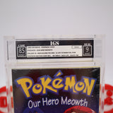POKEMON - IGS GRADED 8.5 Box / 9 Seal! NEW & Factory Sealed with Authentic V-Overlap Seam! (VHS)