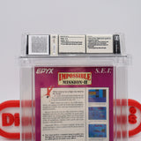 IMPOSSIBLE MISSION II 2 (SEI VERSION) - WATA GRADED 9.2 A++! NEW & Factory Sealed with Authentic V-Overlap Seam! (NES Nintendo)