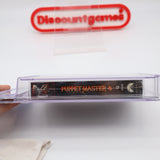 PUPPET MASTER 4 IV PROMOTION COPY! CGC GRADED 9.4 A+! NEW & Factory Sealed with Authentic 3-Sided Seam! (VHS)