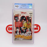 WALT DISNEY'S 101 DALMATIANS - CGC GRADED 9.2 A+! NEW & Factory Sealed with Authentic H-Overlap Seam! (VHS)