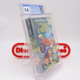 WALT DISNEY'S THE FOX AND THE HOUND - CGC GRADED 9.0 A+! NEW & Factory Sealed with Authentic H-Overlap Seam! (VHS)