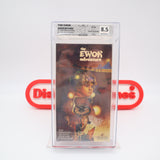 STAR WARS: THE EWOK ADVENTURES - REWIND GRADED 8.5 & 4.5-STAR SEAL! NEW & Factory Sealed with Authentic H-Overlap Seam! (VHS)