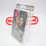 MICHAEL JACKSON MOONWALKER - VGA GRADED 85+ NM+ GOLD! NEW & Factory Sealed with Authentic H-Overlap Seam! (VHS)