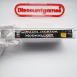 MICHAEL JACKSON MOONWALKER - VGA GRADED 85+ NM+ GOLD! NEW & Factory Sealed with Authentic H-Overlap Seam! (VHS)