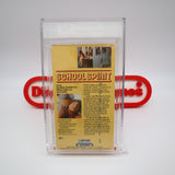 SCHOOL SPIRIT - VGA GRADED 75 BOX & 60 SEAL! NEW & Factory Sealed with Authentic V-Overlap Seam! (VHS)