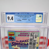 AMAZING SPIDER-MAN: REVENGE OF THE GREEN GOBLIN - CGC GRADED 9.4 A+! NEW & Factory Sealed with Authentic H-Overlap Seam! (VHS)